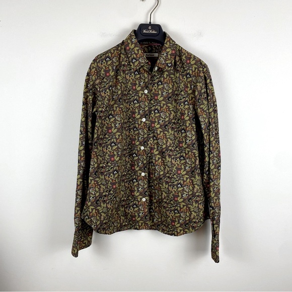 Barbour x Liberty of London Howden Shirt Forest Floral - Picture 1 of 12